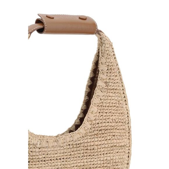 Staud Beige Raffia Women's Handbag - Picture 4 of 4